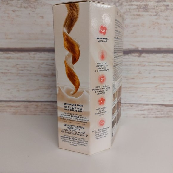 Clairol Nice & Easy Permanent Hair Color 8R Medium Reddish Blonde - Picture 3 of 6
